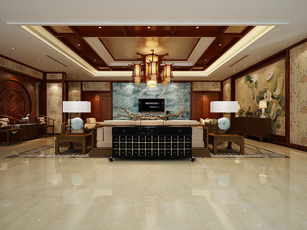 中式別墅設計—新中式裝修效果圖