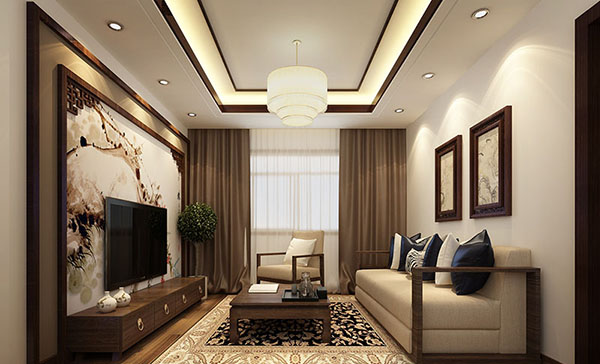 柴總家與眾不同的中式設(shè)計復(fù)式裝飾效果圖