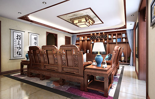 簡(jiǎn)約中式風(fēng)格客廳電視背景墻裝修效果圖