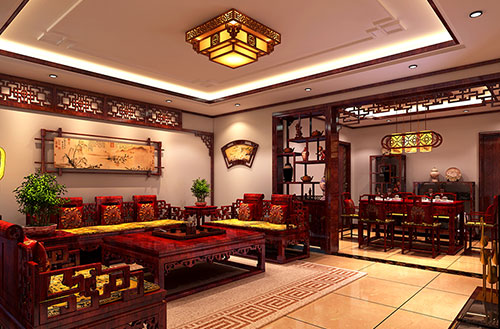 國色丹青入卷的中式風(fēng)雅家裝設(shè)計(jì)效果圖