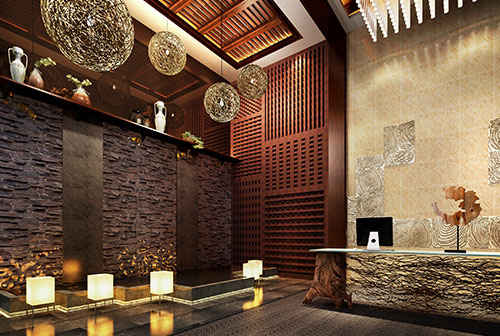 土橋中式會所大堂設計——意貴乎遠，境貴乎深
