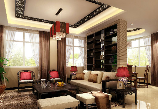 中國傳統家居韻味的生活空間