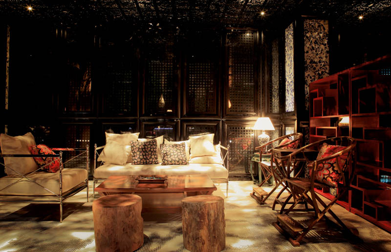 復(fù)古會(huì)所的茶室裝修