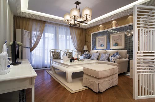 柔美雅致中式設(shè)計(jì)樣板間