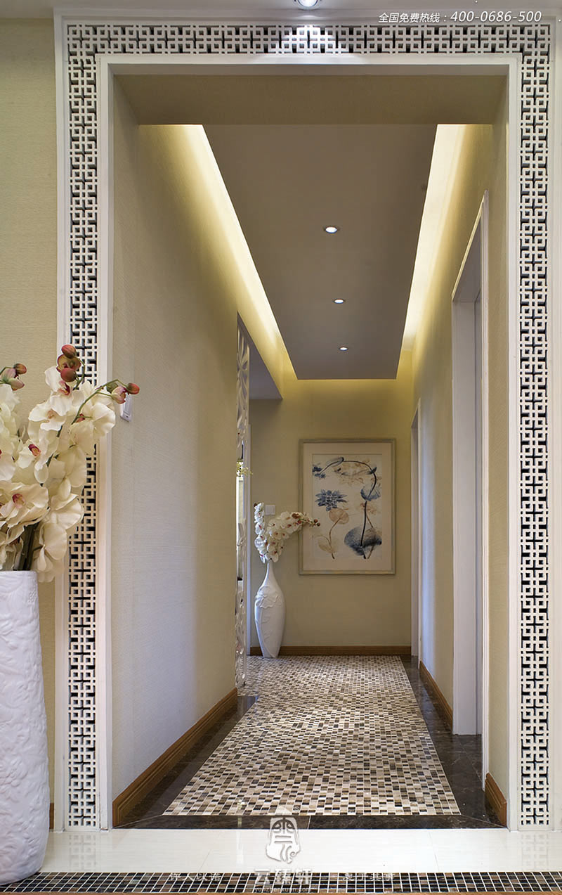 新中式的走廊裝修
