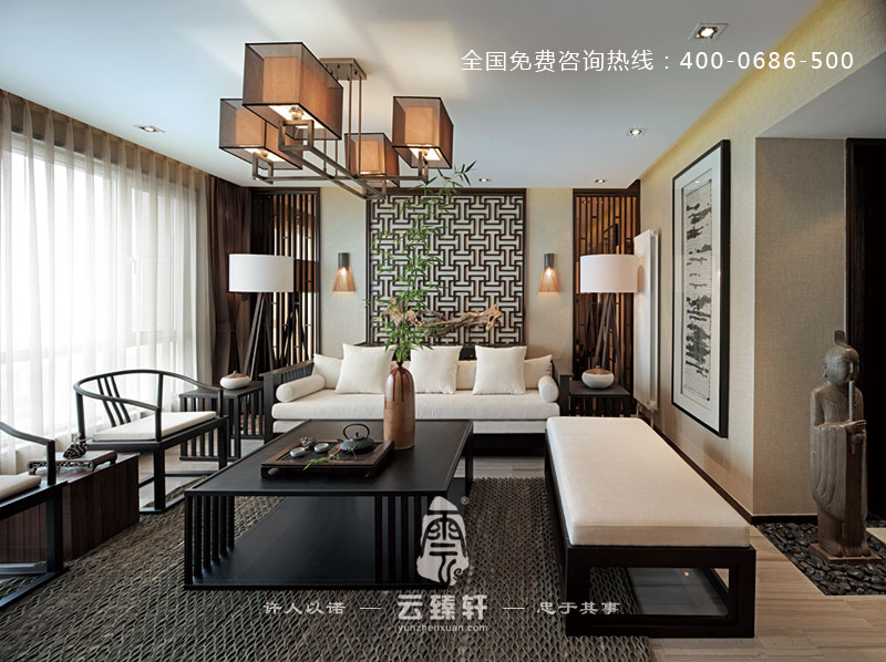 具有濃郁東方文化氣息的中式設計樣板房