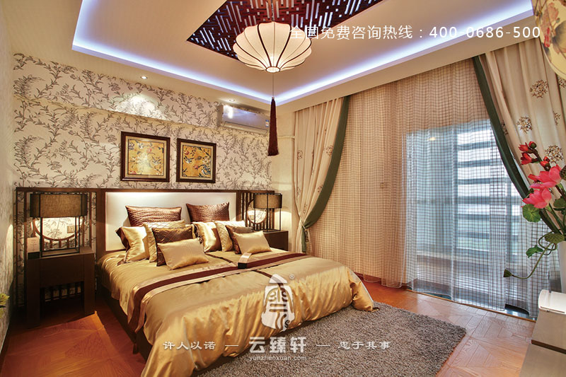 臥室的中式裝修設計效果圖