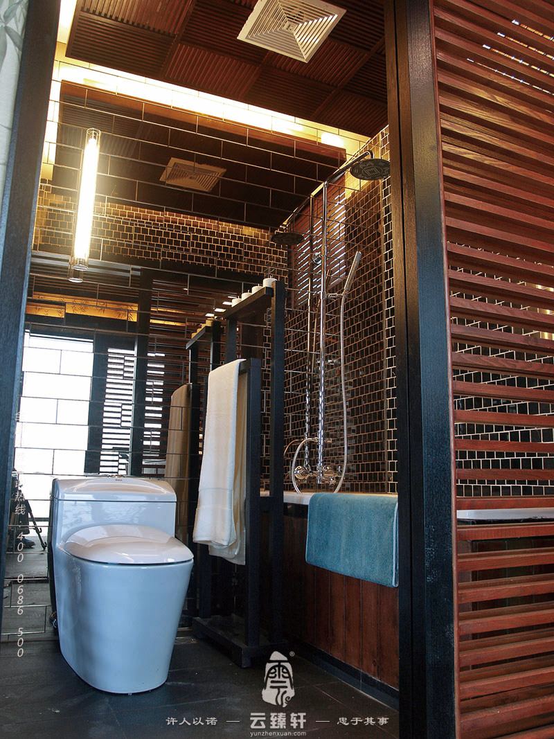 山居別墅衛(wèi)生間裝修效果圖