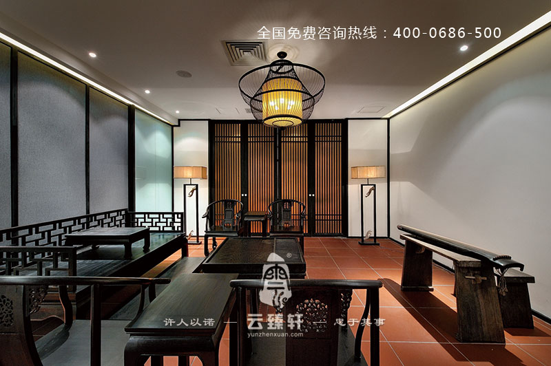 茶室的包間裝修效果圖