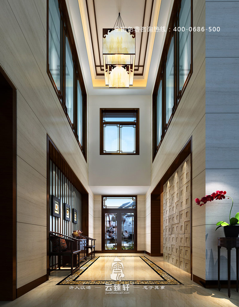 中國(guó)風(fēng)情的玄關(guān)