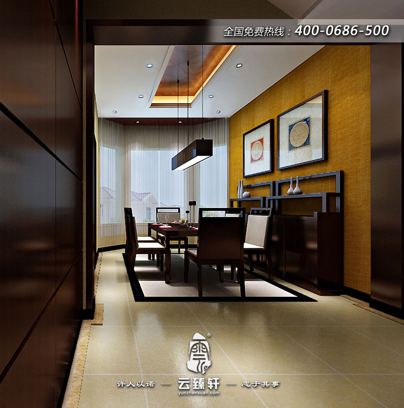 餐廳的另一個視角，簡潔素雅