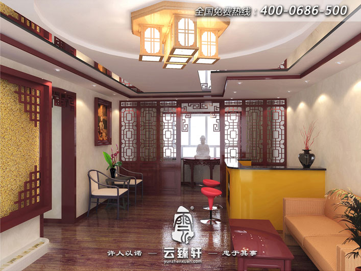 美容養(yǎng)生會所的前臺大廳