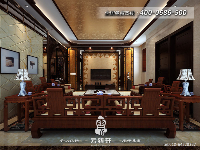 中式風格電視背景墻圖片