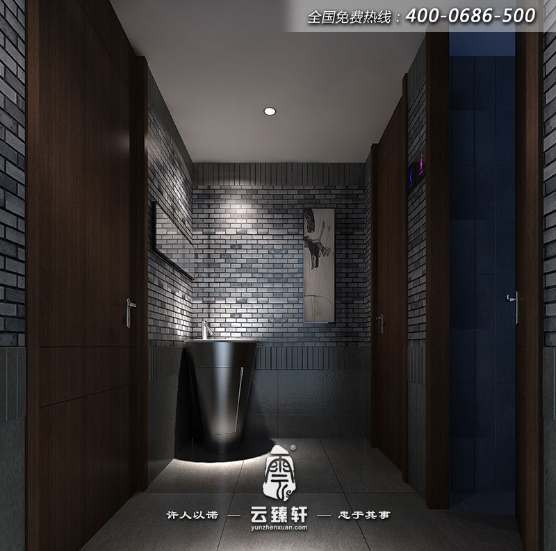 客棧A區(qū)衛(wèi)生間的裝飾都是那么的古典有韻味