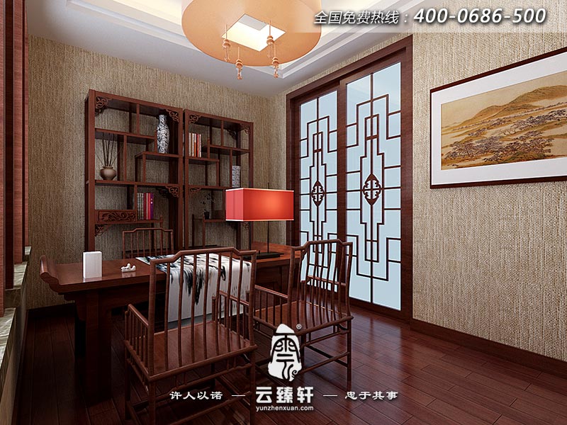 精品住宅樓中u樓的書房裝修效果圖