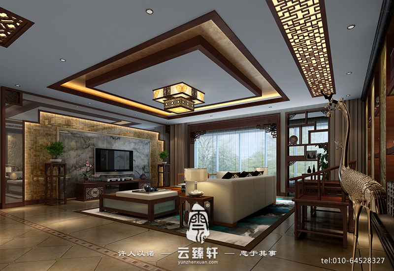 簡(jiǎn)約現(xiàn)代中式風(fēng)格裝修圖片