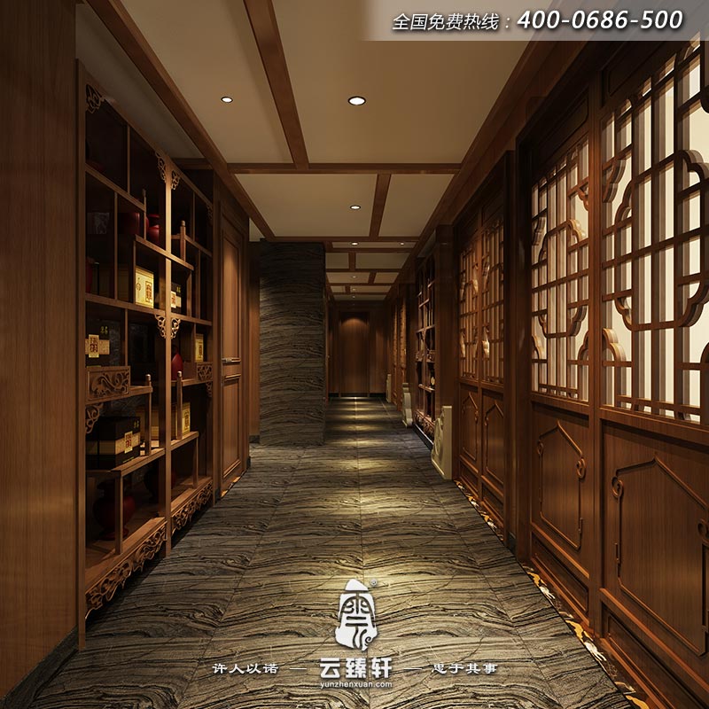 茶館過(guò)道的裝修效果圖