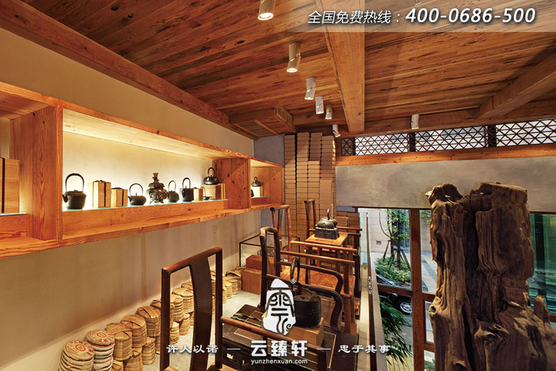 茶樓二層展廳設計