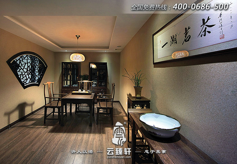 茶樓會(huì)所的茶室裝修