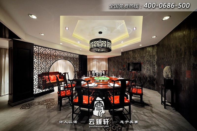 中式餐廳包間設計