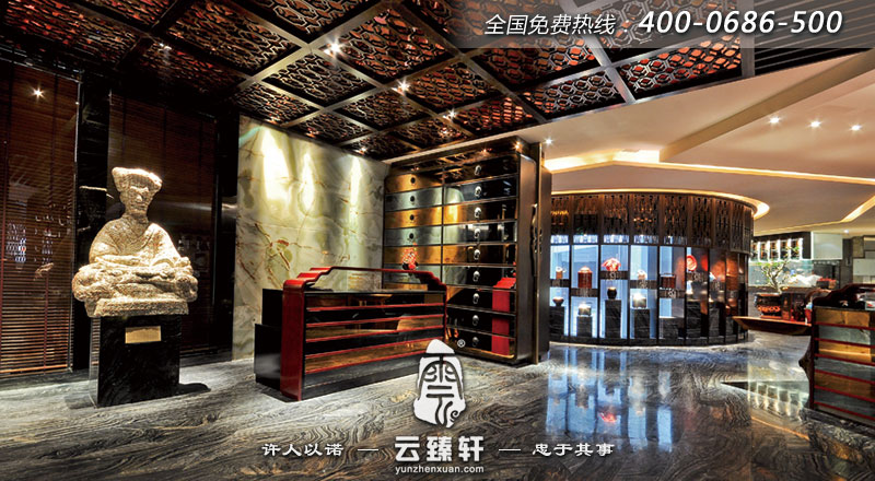 2016年成都樸實中彰顯高貴的中式餐廳裝修效果圖