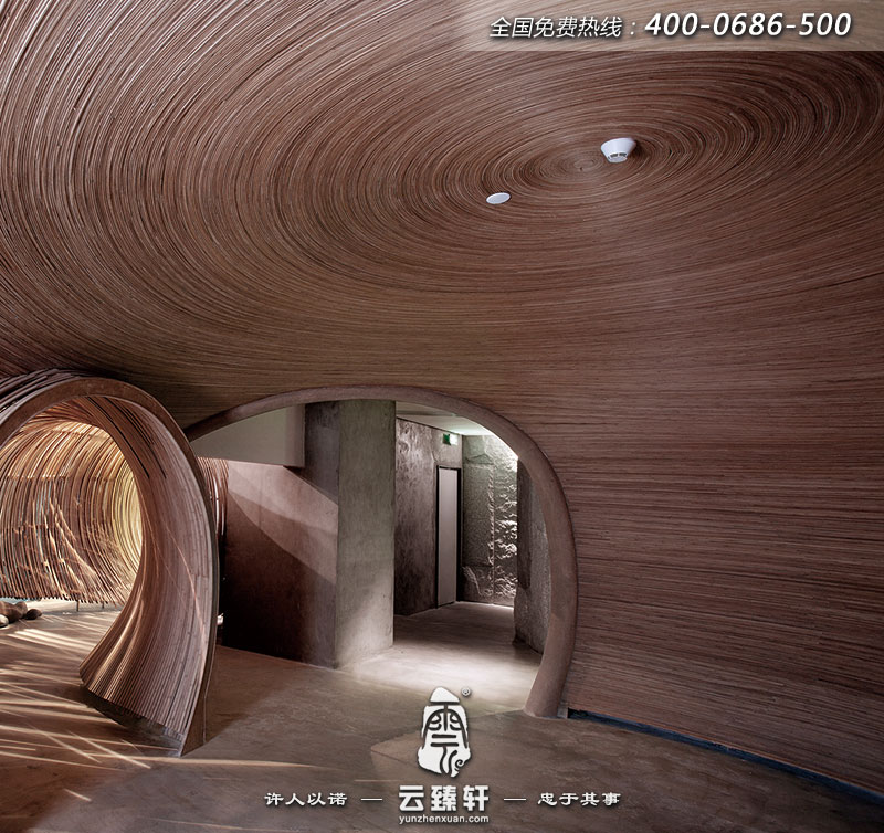 樸素簡約的素食餐廳裝修效果圖