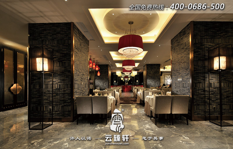 中式餐廳大廳設(shè)計(jì)圖片