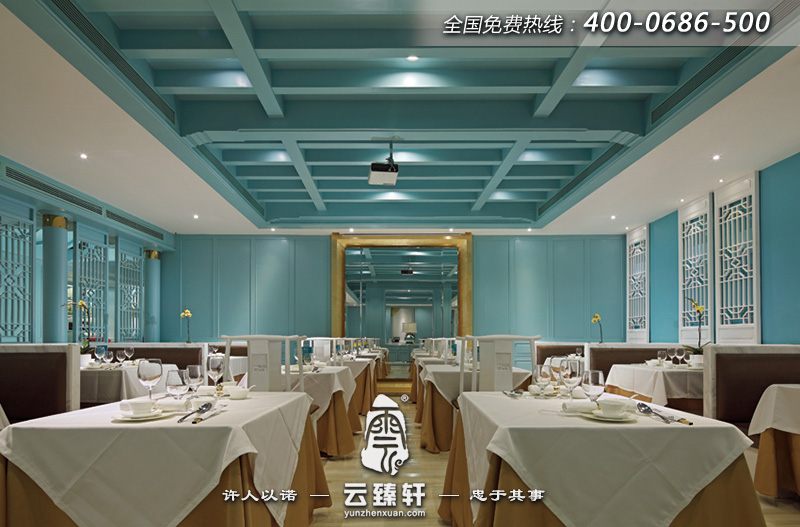 中餐廳的小廳區域設計圖片