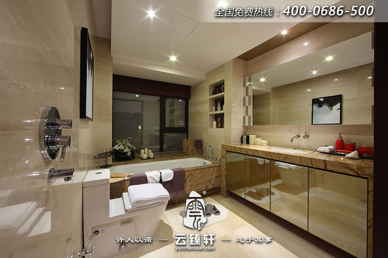 別墅樣板房衛(wèi)生間裝修圖片