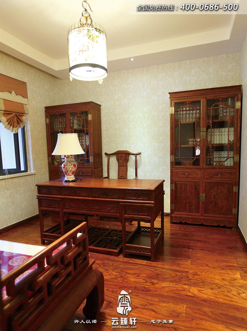 帶有臥榻書房效果圖