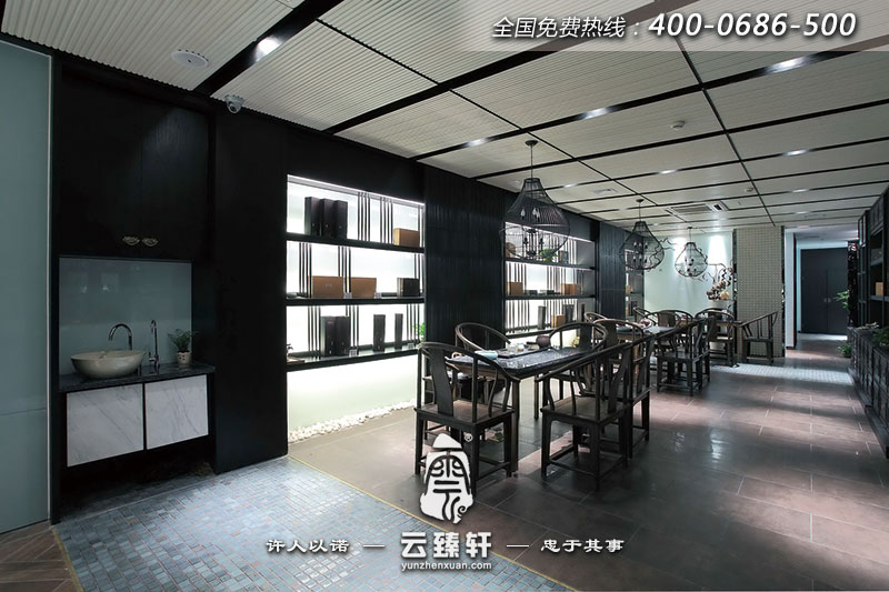 茶樓大廳區域設計效果圖