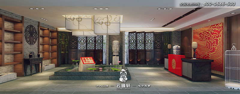 中式店面設計效果圖