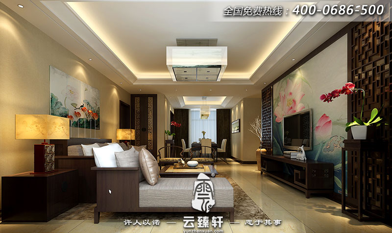 中式客廳風(fēng)水大忌效果圖