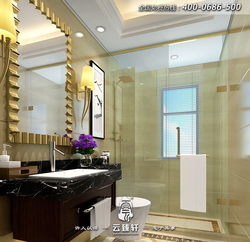 家庭衛生間風水植物效果圖