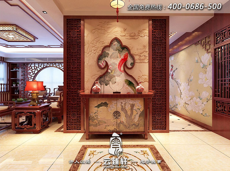 鴻運(yùn)當(dāng)頭玄關(guān)風(fēng)水效果圖