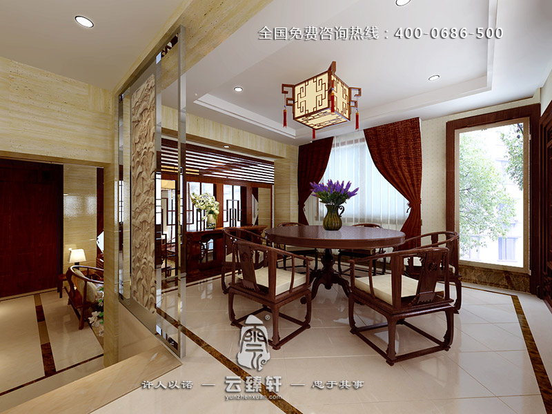 入戶門對餐廳風(fēng)水效果圖