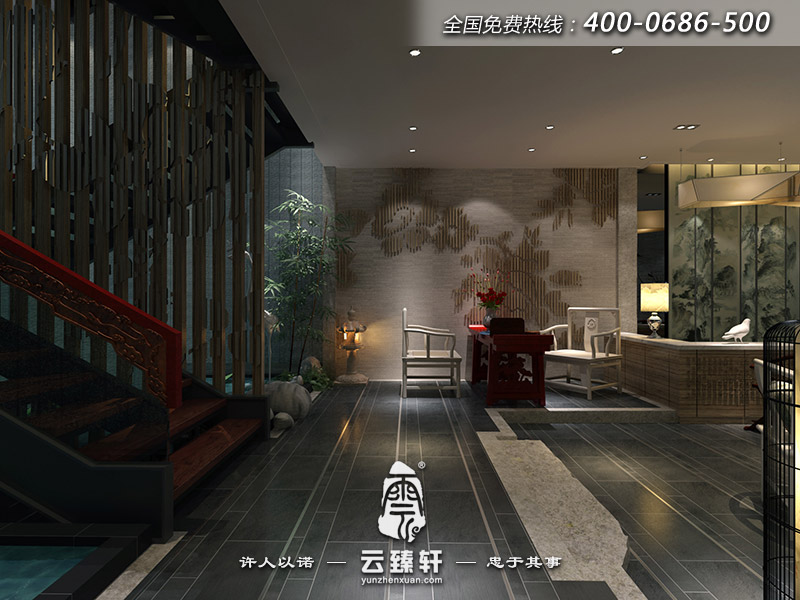 中式酒店裝修效果圖