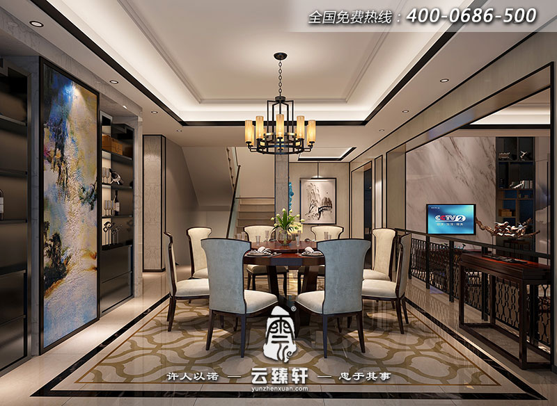 新中式風(fēng)格家居效果圖