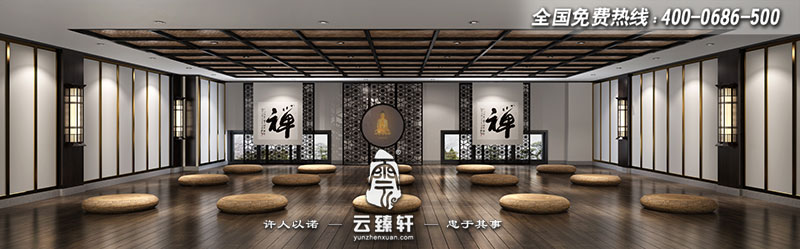 350平現(xiàn)代中式禪意空間裝修設(shè)計(jì)效果圖