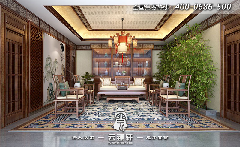 中堂六件家具套擺放圖片