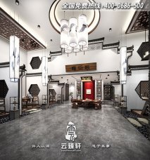 漢文化隔斷,漢代新中式風格門樓