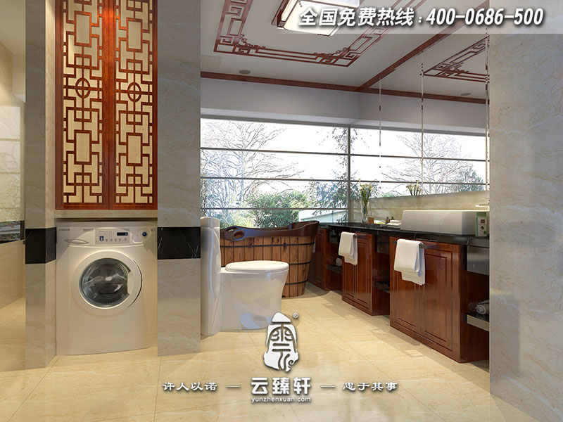 中式家裝衛(wèi)生間設(shè)計(jì)效果圖
