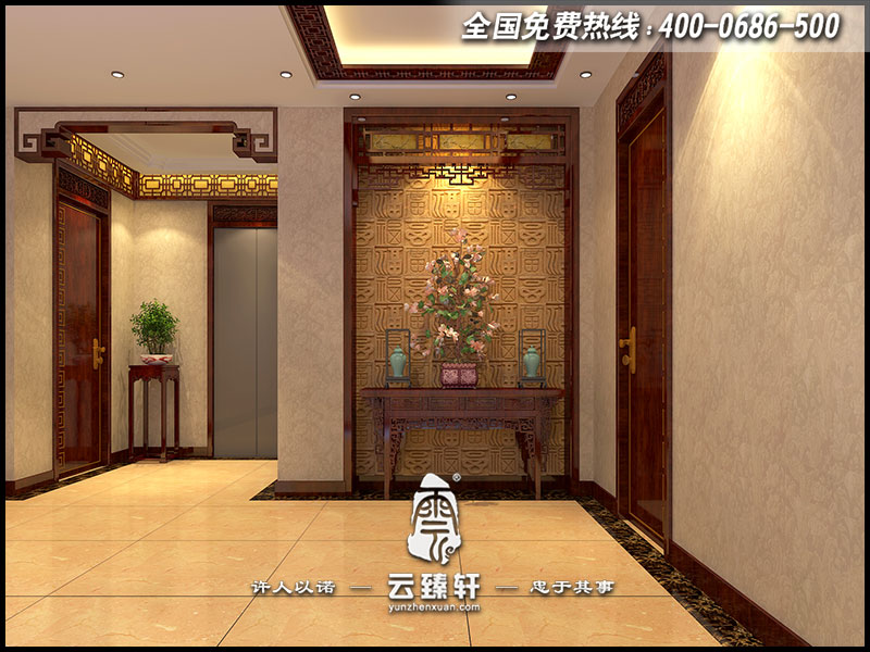 中式門廳設(shè)計(jì)效果圖